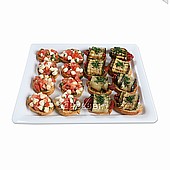 Bruschetta gemischt Premium Platte 16 Stk.